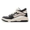 Li Ning Wave MID FLEECE Thermal Slip Resistant And Abrasion Resistant Mid Top Skateboard Shoes Women's Black White AGCU160-2