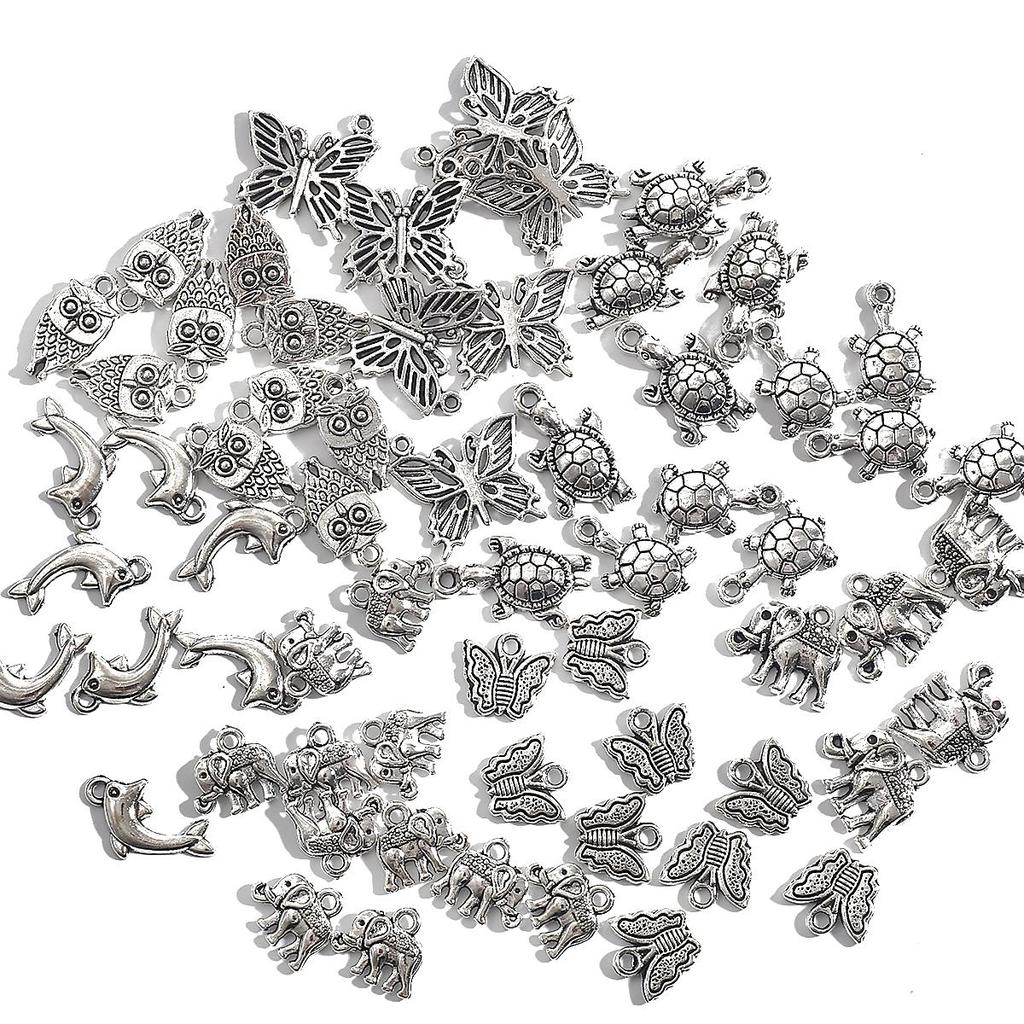 Multiple Animals Pattern Copper Accessories For Jewelry Component Making DIY Bracelet Necklace Charm Decoration