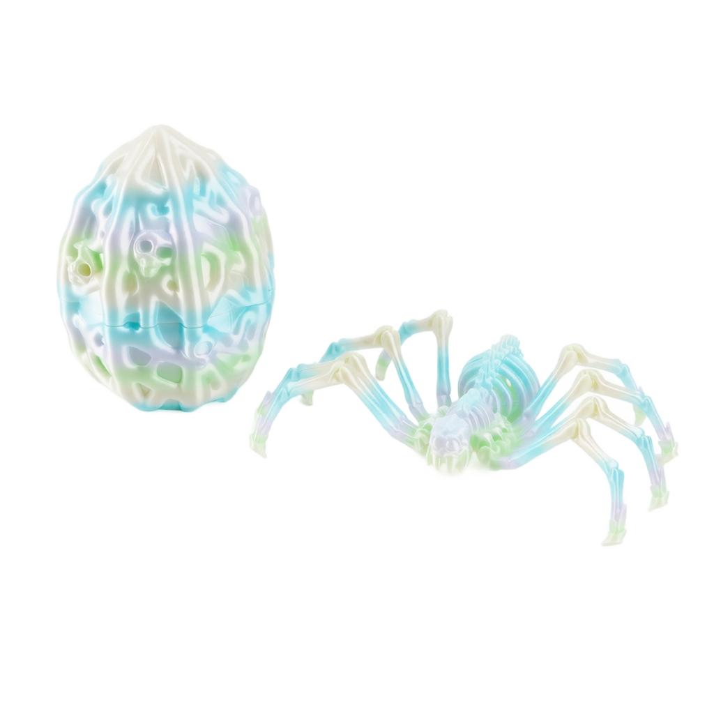 3D Printed Stretchy Egg Set - Decorative Ornament for Desk, Shelf and Home Display