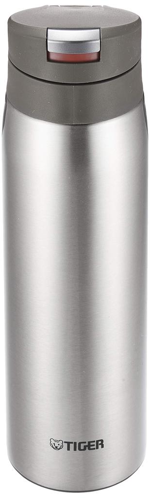 Tiger Thermos Tiger Water Bottle 500ml Sahara Mug Stainless Steel Bottle One Touch Lightweight Clear Stainless Steel (TIGER) MCX-A502XC