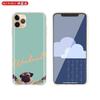 Husa din silicon moale pentru iPhone 13 11 12 Pro X XS Max XR 6 6S 7 8 Plus SE Mini Husa Cute Pug Dog