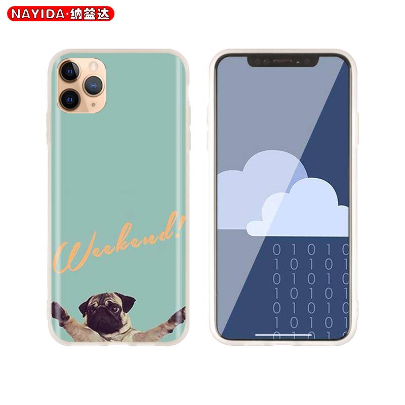 Husa din silicon moale pentru iPhone 13 11 12 Pro X XS Max XR 6 6S 7 8 Plus SE Mini Husa Cute Pug Dog