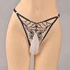 Sissy Pouch Panties Lingerie Sexy Transparent Bikini Men'S Egg Wrap Thong Femboy Embroidery Pre-Op Trans Underpant Crossdresser