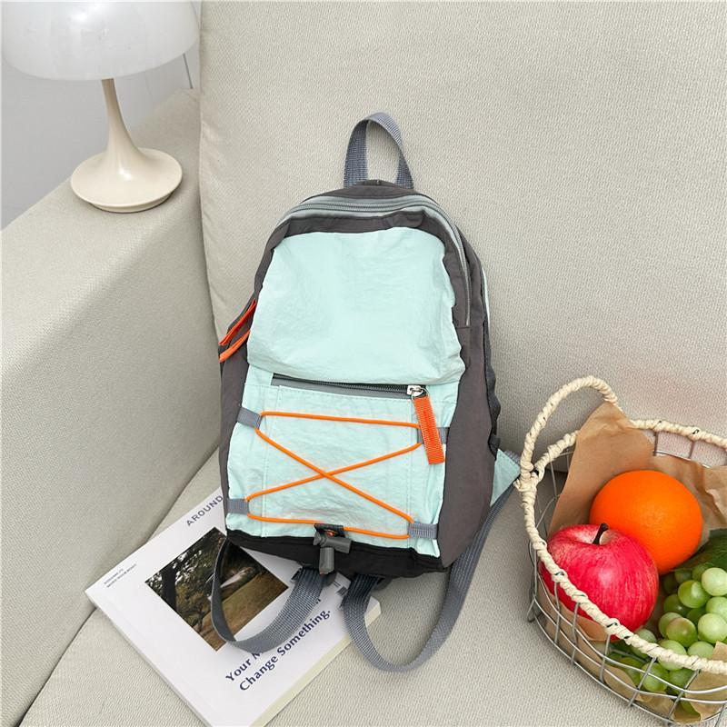 Fashion Lightweight Mini Backpack Portable Multifunctional Shoulder Bag Large Capacity School Bag Outdoor Use