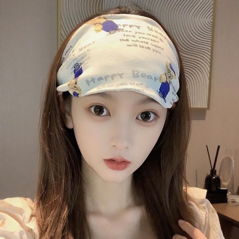 Breathable Maternity Headscarf: Cute, Cotton, Sweat-Absorbent Wide-Brim Hat for Spring/Summer
