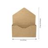 Romantic Love Note Envelope Flower Box Foldable Kraft Paper Gift Bag DIY Bouquet Wrapping Kit for Wedding Valentine Mother Day