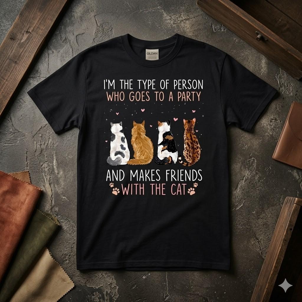 Cute Cats Funny Kitten Lover Pet Tee Gift Graphic Unisex T-shirt