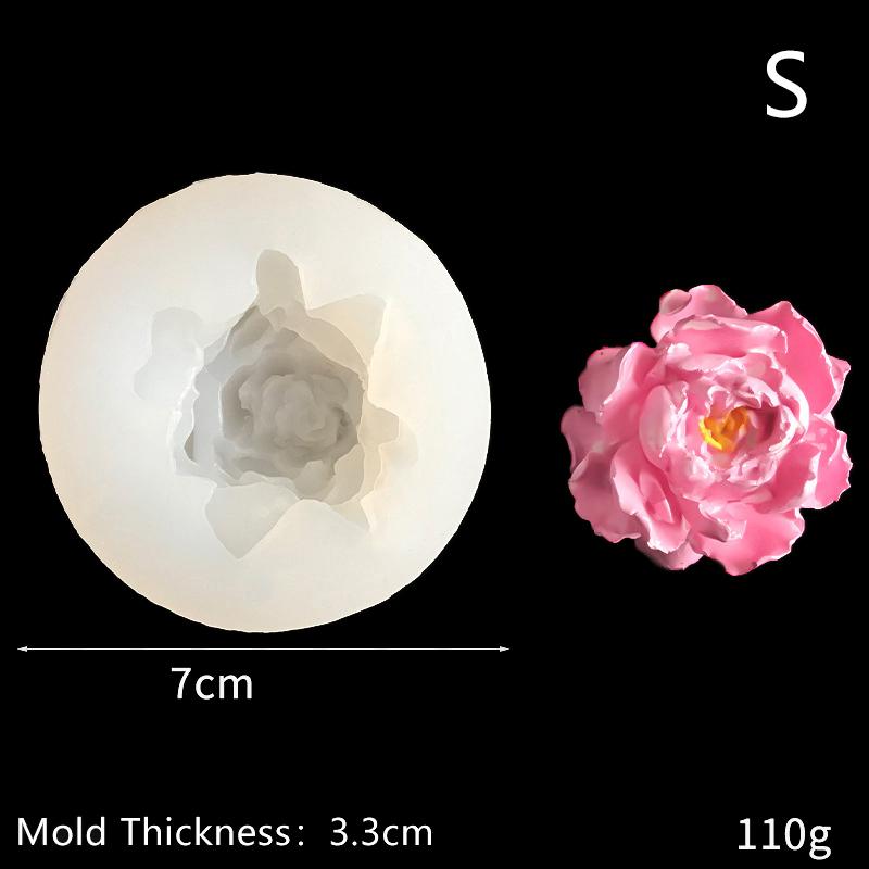 

3D-формы для выпечки с изображением цветка жасмина, силиконовые формы для молочного желе, формы для помадки, шоколада, кухонные принадлежности своими руками, форма для мыла, свечей, подарок ручной работы S