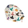 Fashion Halloween Print Work Hat Casual Wash Hat Bag Cap