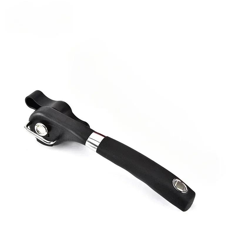 Safe Cut Can Opener, Smooth Edge Can Opener - Handheld Easy Turn Knob,Manual Can Opener, Food Grade Stainless Steel Cutting Tool