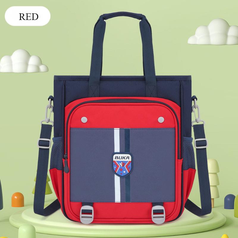 BUKA 2025 Summer New Pupil Portable Tutoring Bag Lightweight Multi-purpose Kid's Bags Wear-resistant Oxford Student Homework Storage Bag Art Package