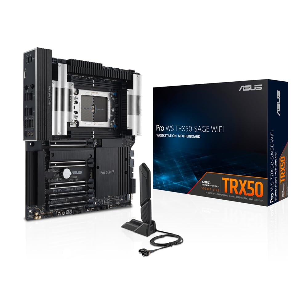 ASUS Pro WS WIFI AMD Threadripper PRO 7000 WX series sTR5 compatible TRX50 equipped CEB authorized distributor product TRX50-SAGE motherboard/domestic