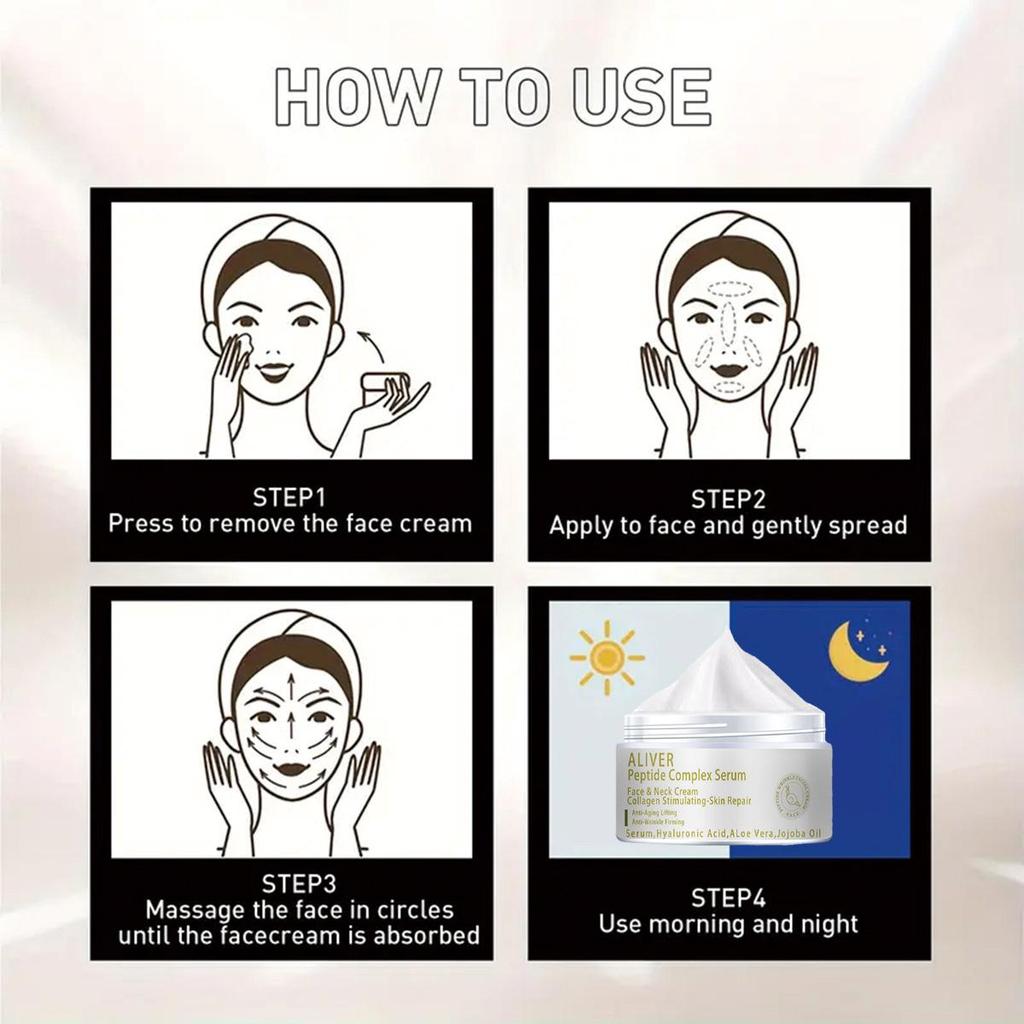 Essence cream to reduce fine lines, smooth wrinkles and improve damaged skin