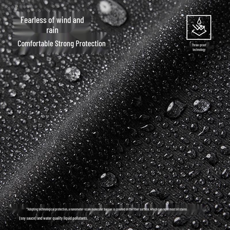 Navigare Men's 3-Proof Hooded Lightweight Commuter Jacket