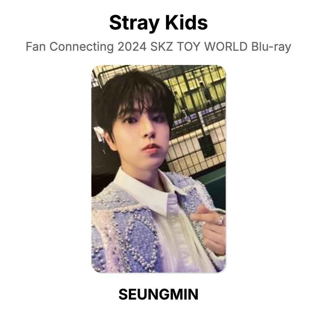 Stray Kids Fan Connecting 2024 SKZ TOY WORLD Blu-ray Official Photocard