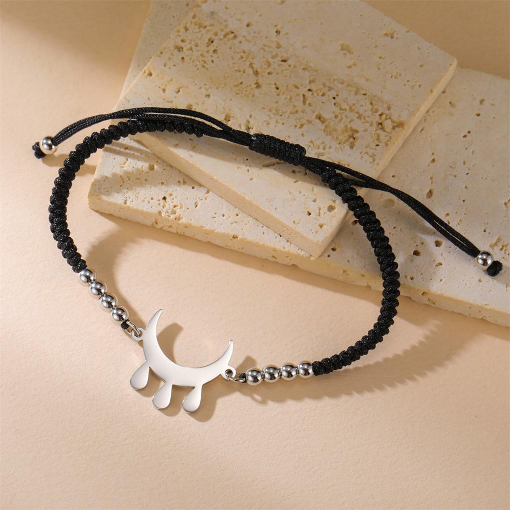  Stainless Steel Blessing Symbol Bracelet for Women Men Classic Geometric Pattern Bracelet Good Lucky Jewelry Party Gifts