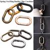 Camping Hiking Accessories Outdoor Carabiner Handbags Clips Spring Oval Rings Bag Belt Buckles