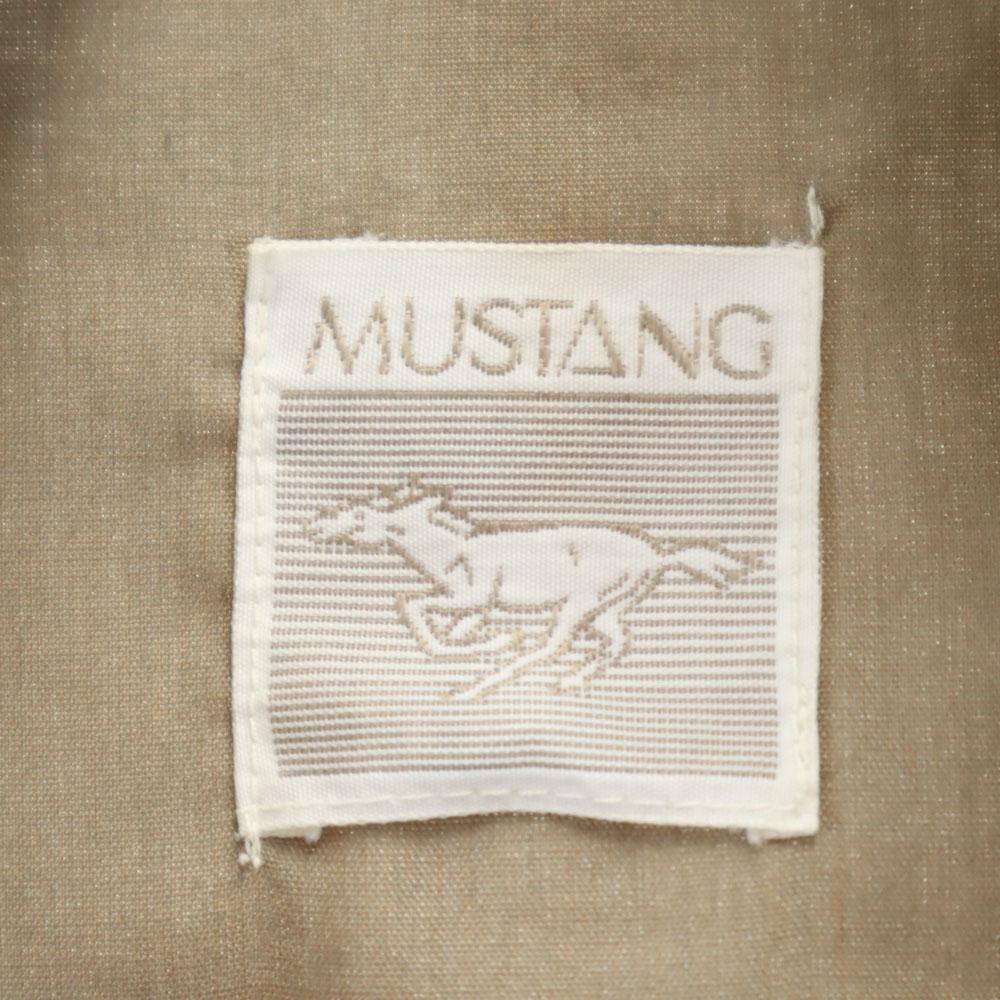 Mustang 80s Vintage Long Sleeve Western Shirt Brown Men's Used