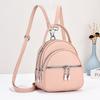 Stylish High-quality Macaron Color Backpack Fashionable Versatile Handbag With Zipper Closure