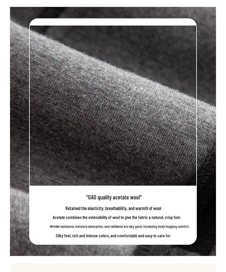 Women's 2025 Winter High-Waist Wool-Blend Slimming Pants