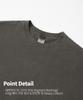 Top Boy Heavy Duty Pigment Oversized Short Sleeve T-Shirt Charcoal