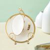 Tea Cup and Saucer Display Stand, Teacup Easel Twist Wire Coffee Mug Organizer, Holder
