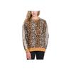 adidas Leopard Print Crew Neck Pullover Long Sleeve T-Shirt Women Tops HB4763