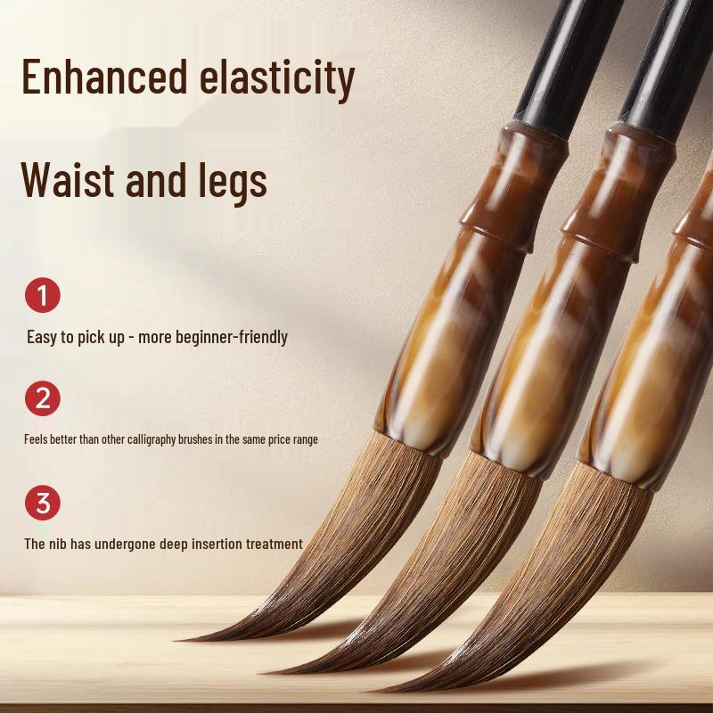 Newcomer Exclusive: Small Regular Script Calligraphy Brush - Wolf Hair and Mixed Hair for Beginners