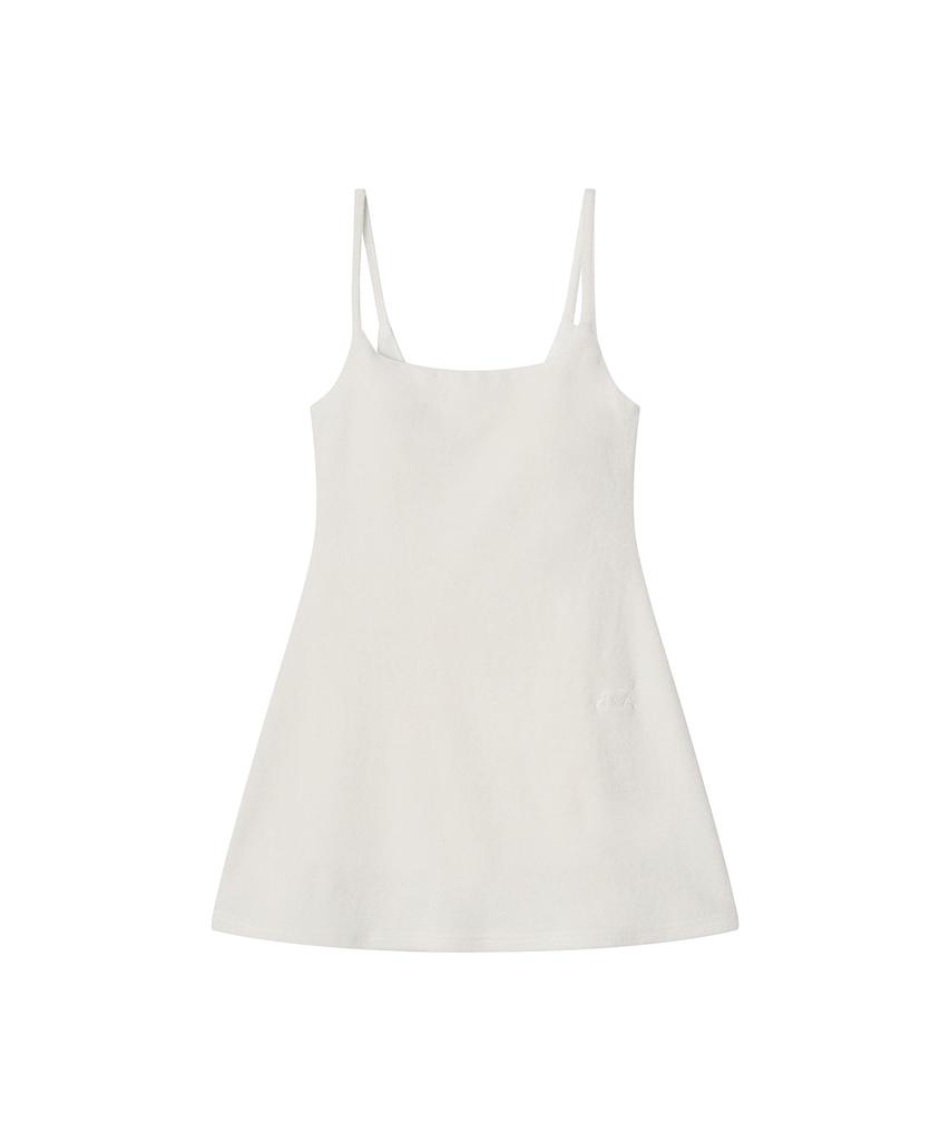 Iuteu Terry Cover Up Dress / White