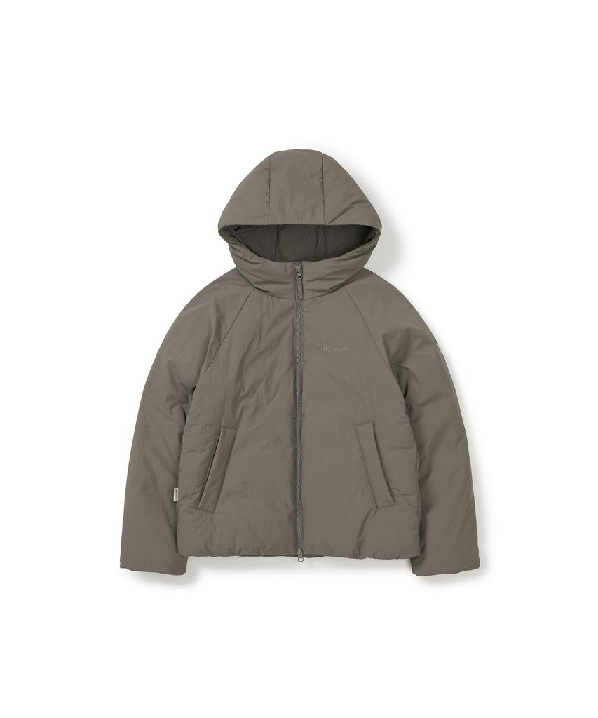 Snow Peak Land Hood LW Down Jacket Dark Outerwear Wmn's GS-S25WWGDJ51, Women's, Khaki, Medium, Down-Insulated