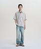 NOISE Fennel Linen Striped Shirt - Khaki Beige