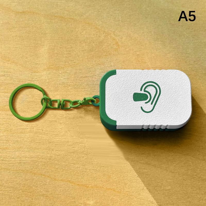 Mini Oordopjes Opbergdoosje Met Sleutelhanger Draagbare Oordopjes Houder Container Voor Sieraden, Vitaminen, Oorbellen Pillen, Kleine Items