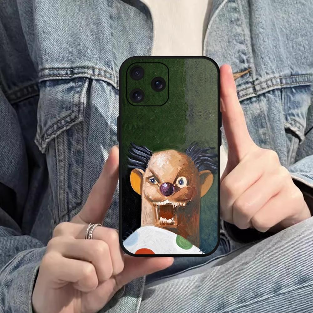 George Condo Art Phone Case For Samsung S20 S21 S22 S23 S24 Note 20 4G 5G Plus Ultra Black Soft Shell