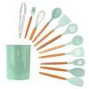 Kitchenware Set Kitchen Utensil Set Cooking Tools Silicone Wooden Handle 12Pcs/set Kitchen Tools