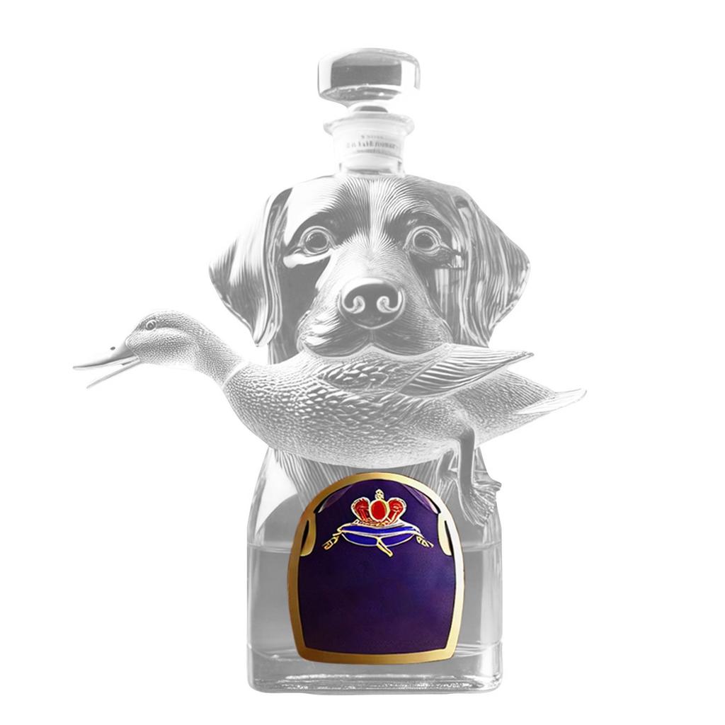 Interesting Hound Holding a Animals Wine Bottle, Interesting Home Art Decoration Wine Utensils