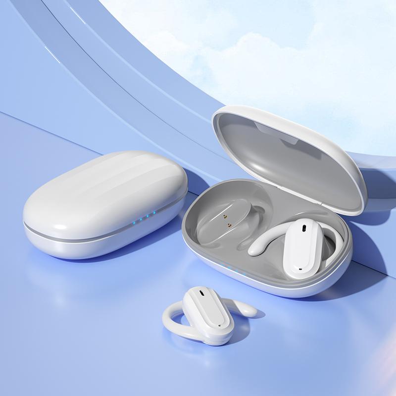 

Оригинальная беспроводная Bluetooth 5.3 гарнитура, сенсорное управление гарнитура с креплением на ухо спортивная шумоподавление HiFi стерео водонепроницаемая гарнитура