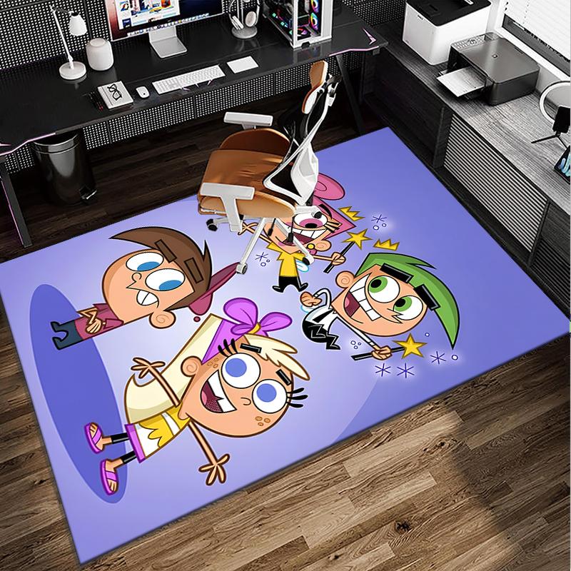 Magical Friendship Timmy Adventure Office Rug Chair Mat, Game Carpet, Suitable for Front Door, Bedroom, Living Room, Desk, Holiday Gift