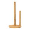 Wooden Paper Towel Holder | Kitchen Paper Hanger Rack, Bath Towel Roll Stand Organizer | Bamboo Paper Towel Holder for Kitchens and Restaurants, Verti