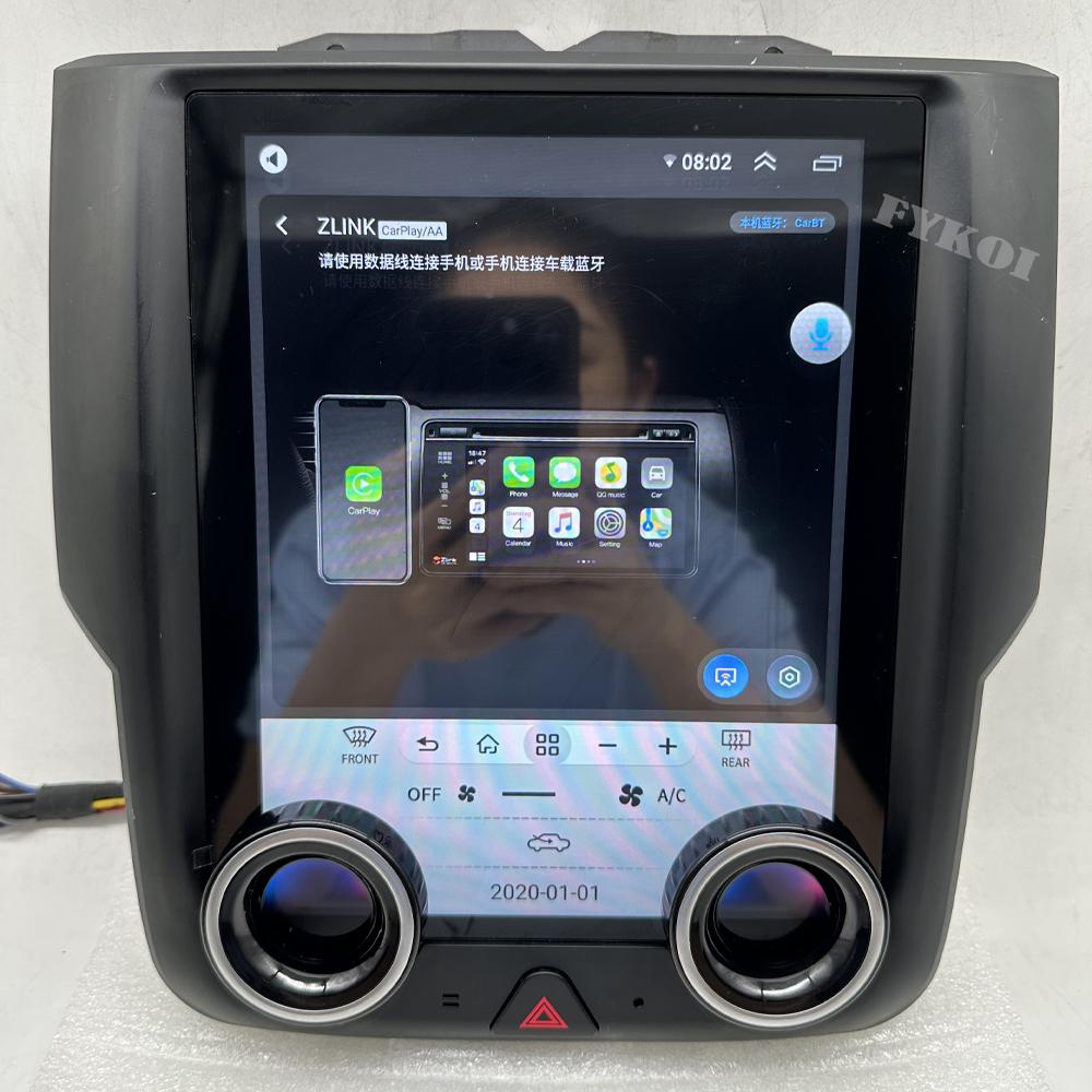 Android15 For Dodge RAM 2013-2015 Car Radio Automotive Multimedia Tesla Screen Car play Auto Bluetooth GPS 4G WIFI DSP Stereo