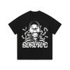 Vintage Washed Cotton Tee Unisex Oversized Streetwear Short Sleeve T-Shirt Retro Hip Hop Style
