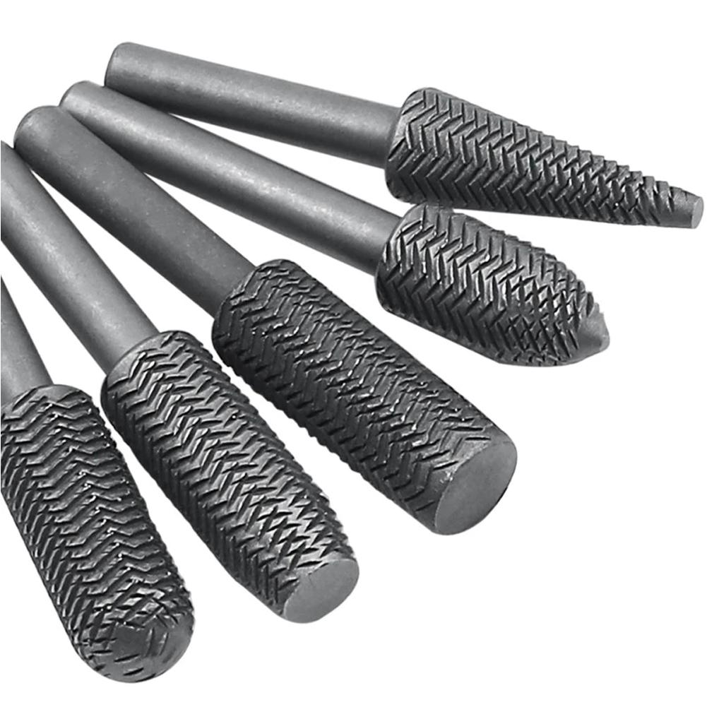 Rotary Rasp File 5Pcs Set Electric Grinding Home Garden