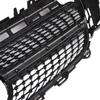 Diamant-Stil Frontgrill Grill Glänzend Schwarz Passend für W213 2016‑2019
