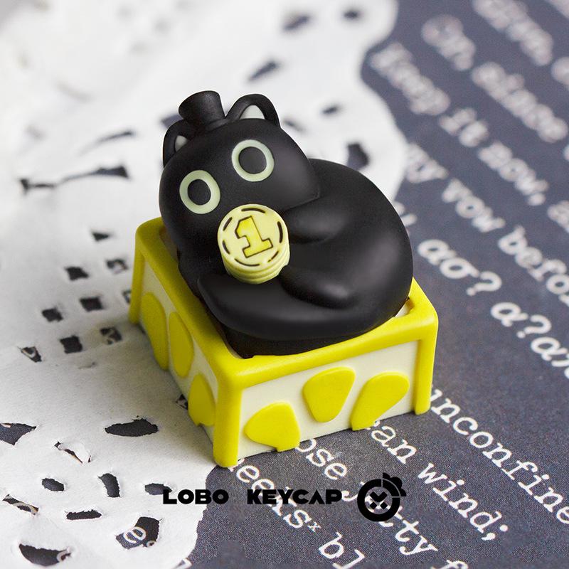 

Mysterious Lord Cat Series: Cute Healing Resin Keycaps for Mechanical Keyboards (Fan Art)