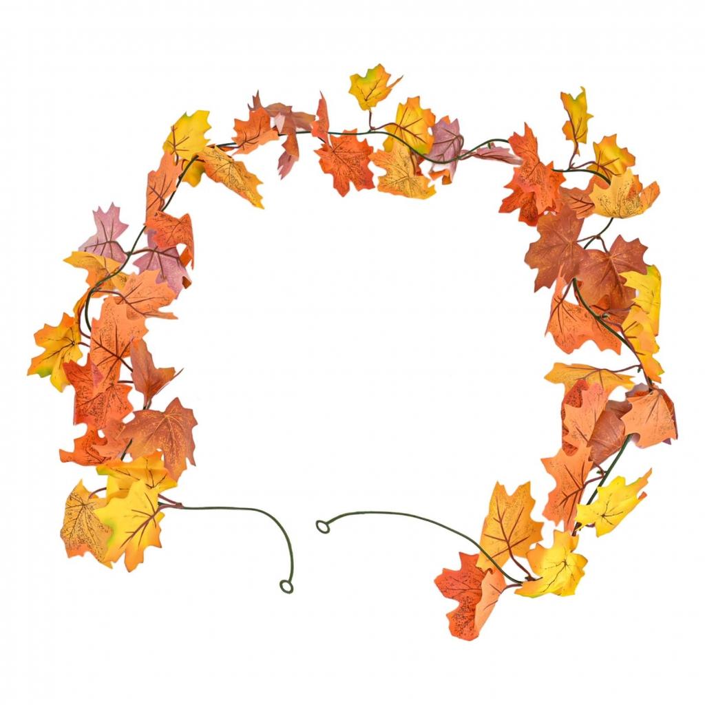 Autumn Leaf Garland Fall Decoration Maple Leaf Vine Long-lasting Use