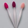 Nasal Brush Smooth Surface Reusable Portable Gentle Double Side Soft Silicone Lip Scrub Tool for Adult