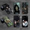 T-Tokio Hotel Tom Bill K-Kaulitz Black Soft Cover Phone Case For iPhone 17,16,15,14,13,12,11,Pro,XS,Max,XR,Plus,E,SE4,Mini
