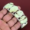 Lemon chrysoprase bracelet gemstone bracelet 925 sterling silver adjustable chain bracelet handmade lemon chrysoprase jewelry gifts for him