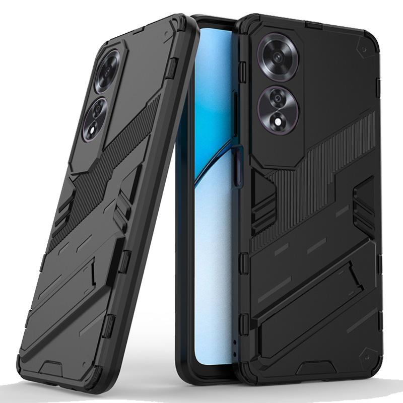 Phone Holder Case For Oppo A60 Case Bumper Anti-knock Armor Full Edge Back Cover For Oppo A60 Case For Oppo A60 A 60 6.67 inch