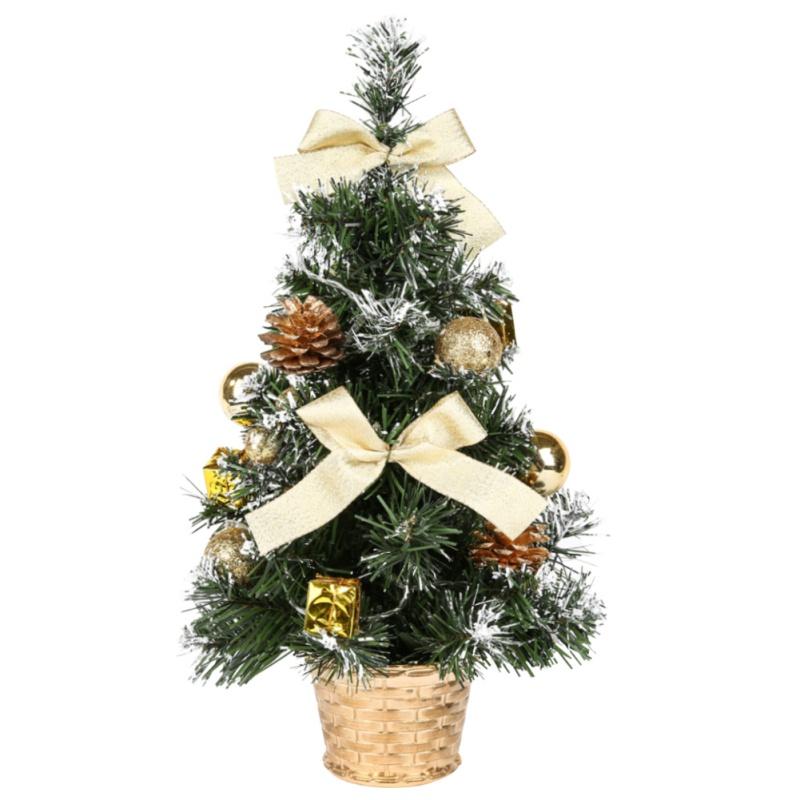 15/20CM Christmas Tree Xmas Tabletop Miniature Artificial Ornament For Home Decoration Christmas Pine Tree