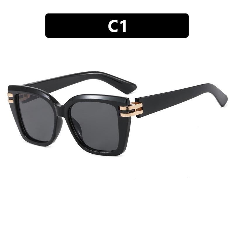 Fashion Sunglasses for Women with A High-end Feel Large Frame and Slimming Effect Sunscreen Sunglasses